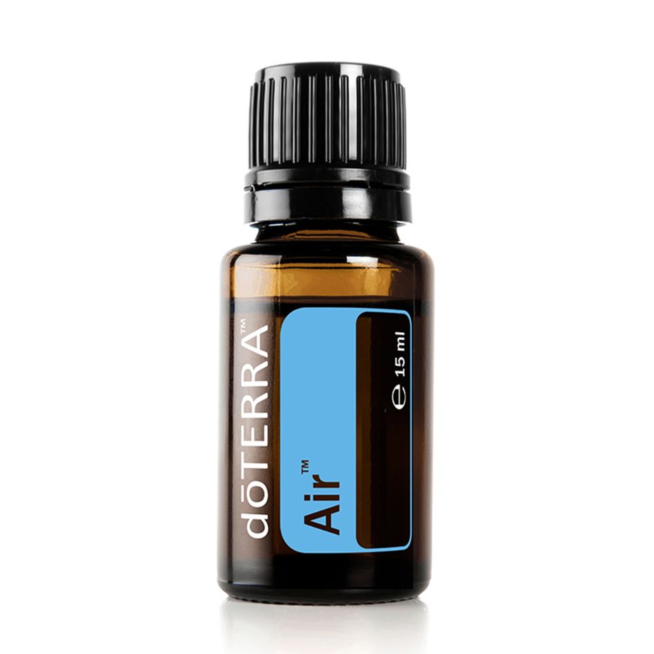 Frasco de Óleo Essencial Air dōTERRA 15ml em fundo branco