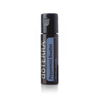 Frasco de peppermint Beadlet em fundo branco