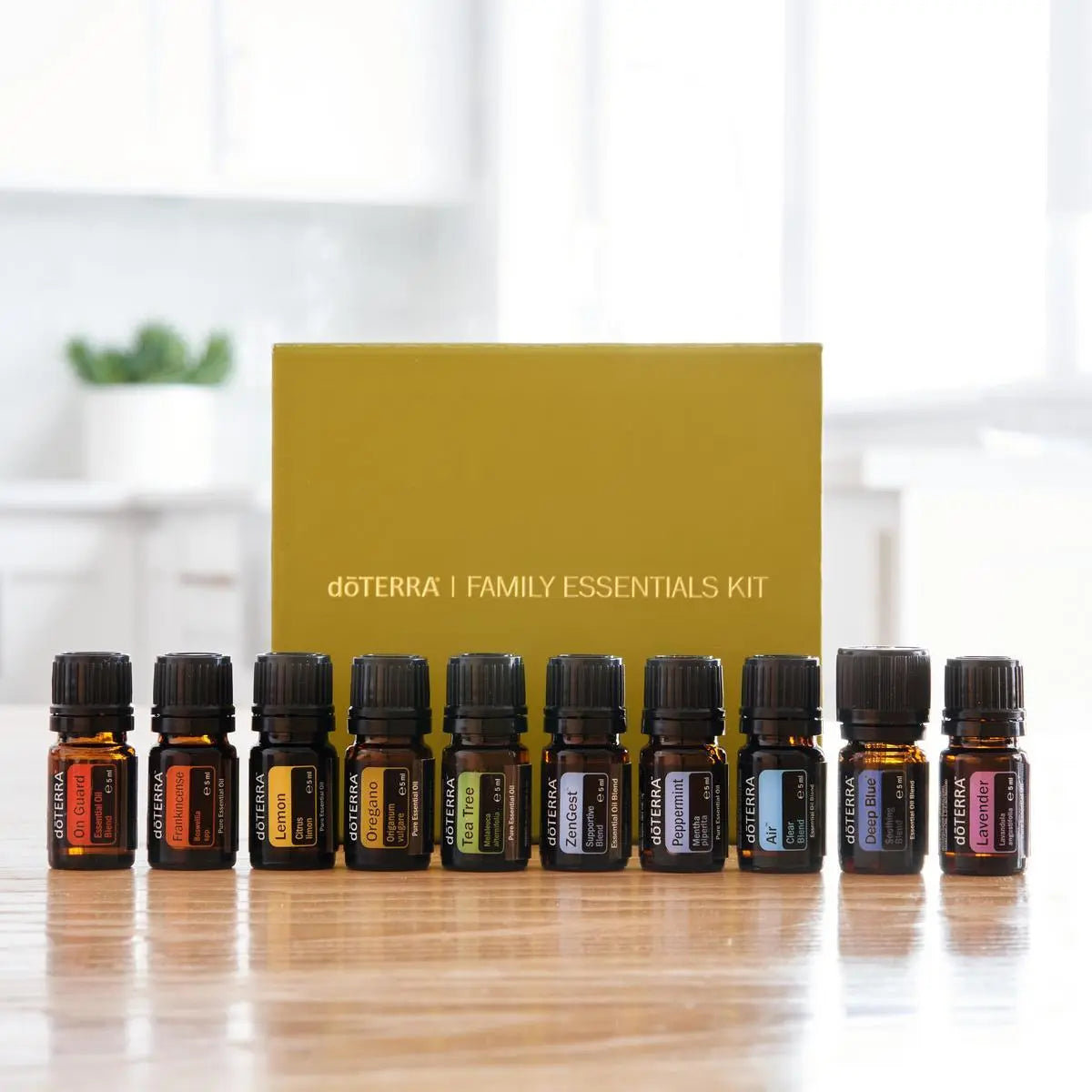 Kit de Família dōTERRA caixa 10 óleos essenciais 5ml — kit aromaterapia puro CPTG