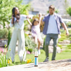 Rescuer doTERRA 10ml roll-on — família em jardim ao ar livre, mistura calmante para crianças, óleo essencial puro CPTG