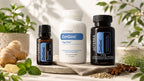 ZenGest doTERRA — kit digestivo com óleo, DigestTab e softgels, suporte ao bem-estar digestivo, óleo essencial puro CPTG