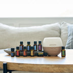 Kit Home Essentials doTERRA — cena lifestyle com os 10 óleos essenciais, aromaterapia, CPTG