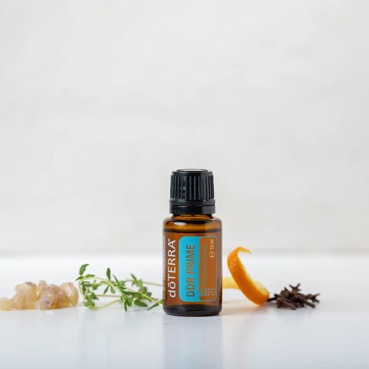 DDR Prime doTERRA 15ml estúdio branco pele laranja tomilho resina incenso, antioxidante natural