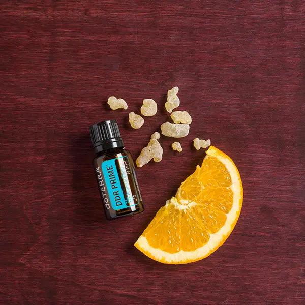 DDR Prime doTERRA 15ml madeira bordão ródela laranja cristais resina, óleo essencial puro CPTG
