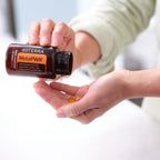 Cápsulas Moles MetaPWR doTERRA — frasco 90 ct, foto de produto em estúdio, suplemento metabolismo puro CPTG