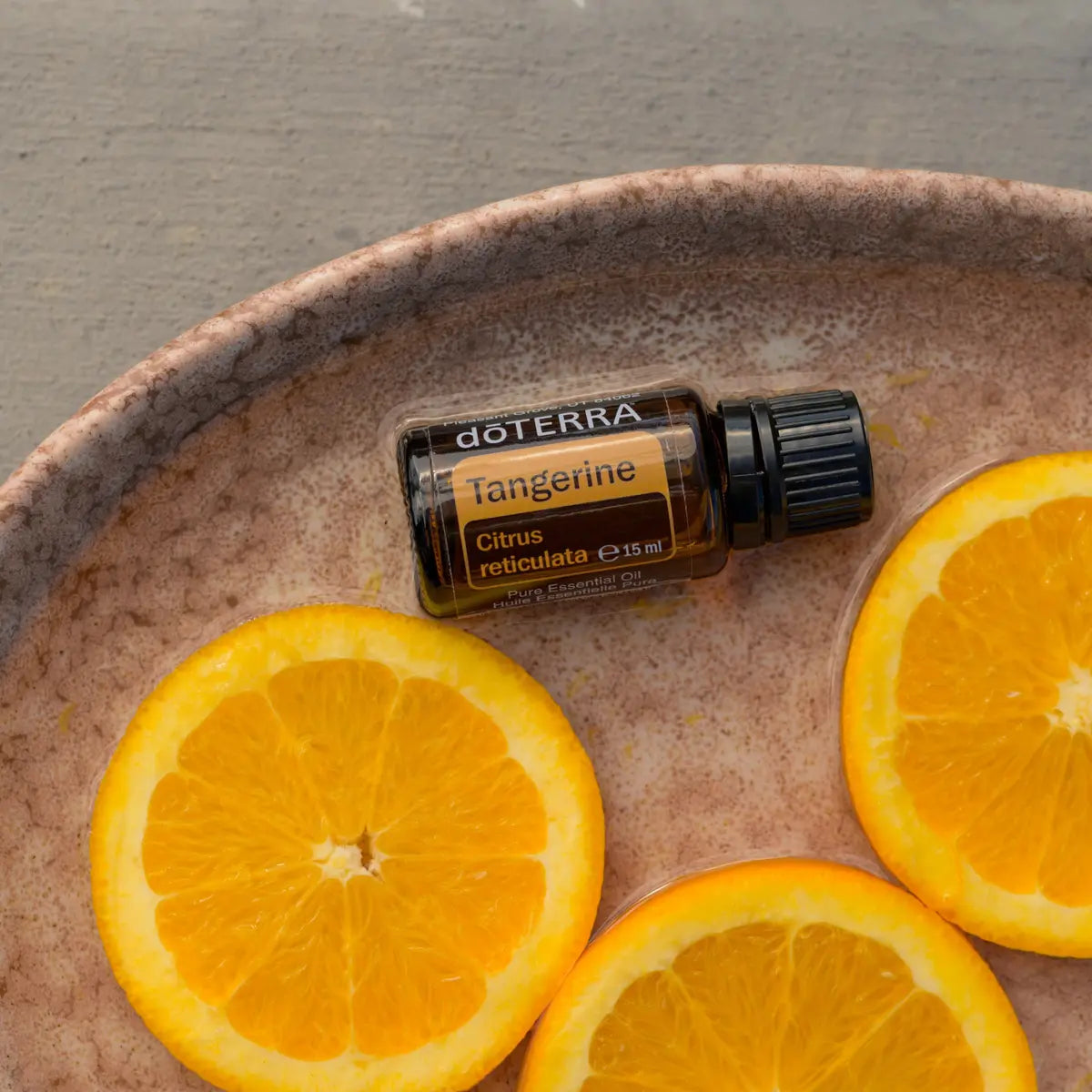 Óleo essencial Tangerina doTERRA 15ml frasco — óleo cítrico puro certificado CPTG para bem-estar e aromaterapia