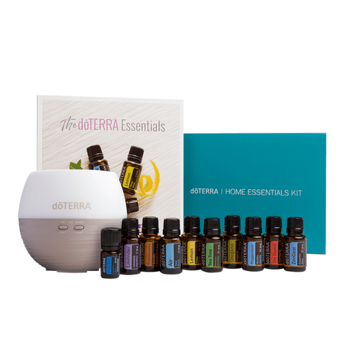 【duo duo shin】 doTERRA エッセンシャルオイルセット Kit Home Essentials dōTERRA | 10 Óleos Essenciais + Difusor
