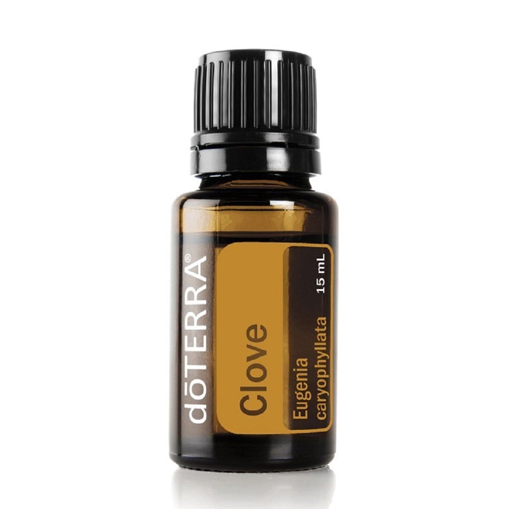 frasco de clove 15ml em fundo branco